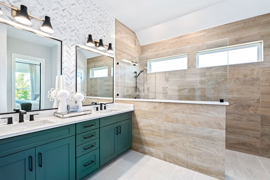 Representative furnished interior of a home built from the The Countryside by David Weekley Homes in Sunfield, Buda (Image 2).