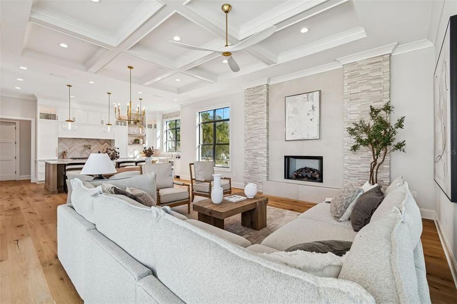 Furnished interior view inside a new home in , Tampa (Image 19).