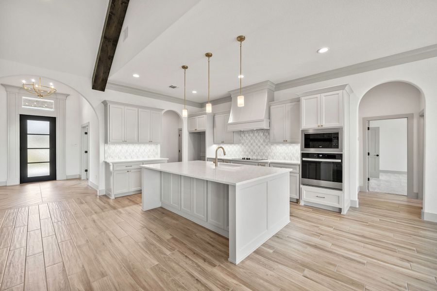 Furnished interior view inside a new home in Vintage Oaks, Weatherford (Image 36).