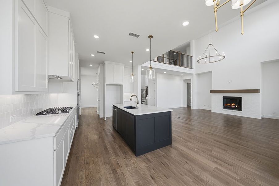 Furnished interior view inside a new home in Furst Ranch, Argyle (Image 8).
