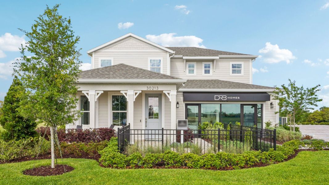 Representative exterior photo of a completed home built from the Sweetgum by DRB Homes in Ardisia Park, New Smyrna Beach, FL (Image 25).