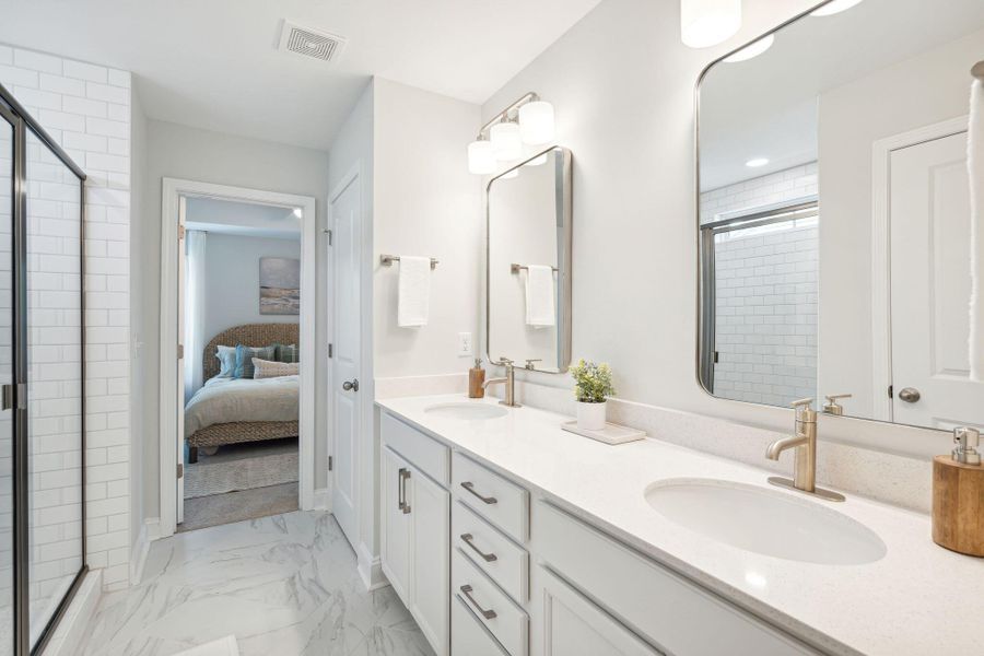 Furnished interior view inside a new home in High Point at Foxbank, Moncks Corner (Image 5).