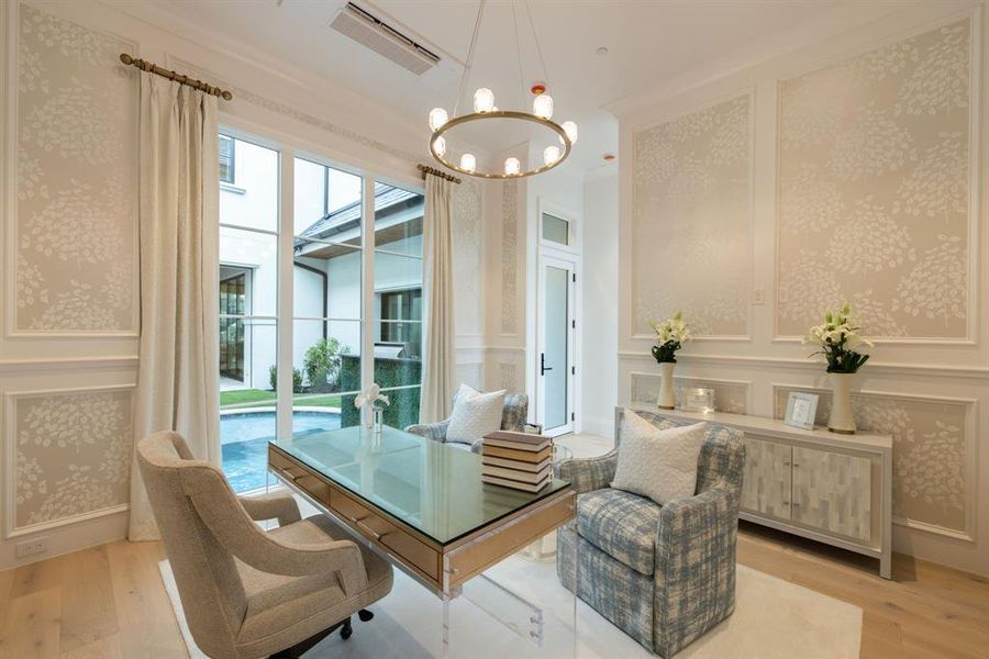 Furnished interior view inside a new home in , Southlake (Image 25).