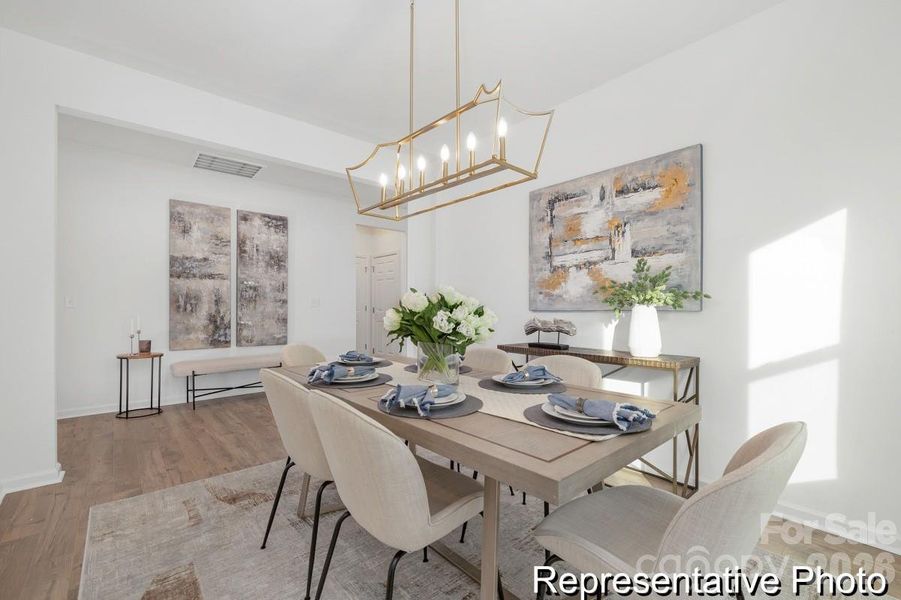 Furnished interior view inside a new home in Tillery Tradition, Mount Gilead (Image 8).