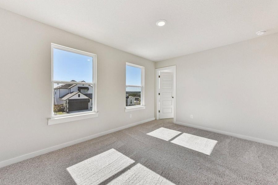 Spacious, unfurnished interior of a new home in Heights at San Gabriel, Georgetown (Image 21). Spacious, unfurnished interior of a new home in Heights at San Gabriel, Georgetown (Image 21).
