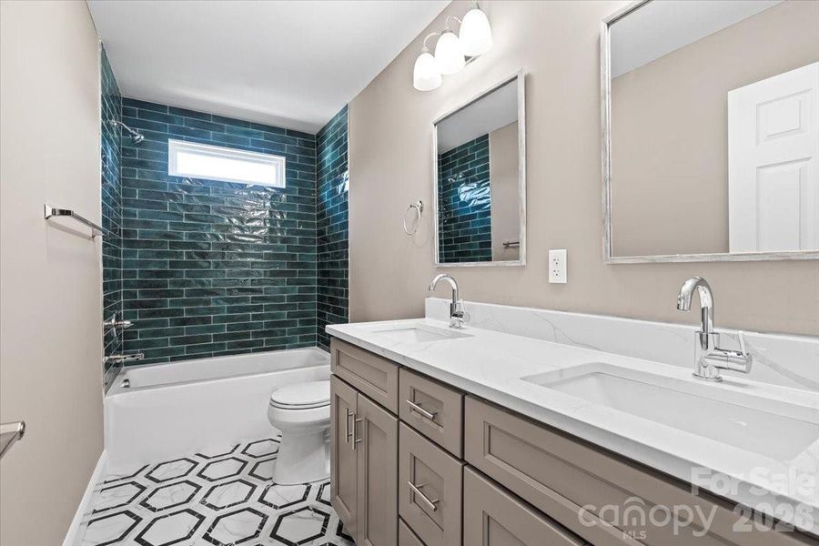 Furnished interior view inside a new home in , Hickory (Image 13).