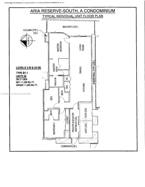 2D floor plan layout of this home in , Miami, FL (Image 6).