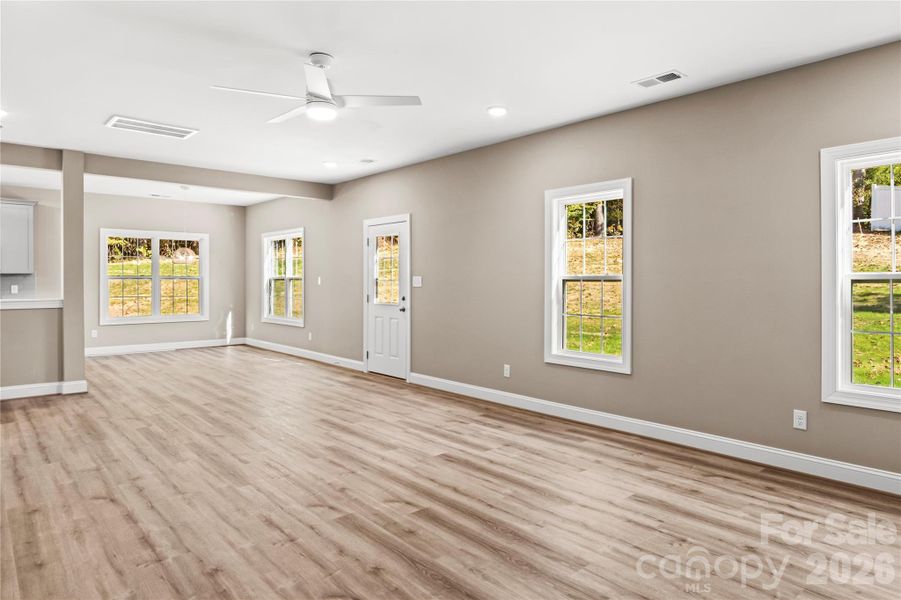 Spacious, unfurnished interior of a new home in , Winston-Salem (Image 35).