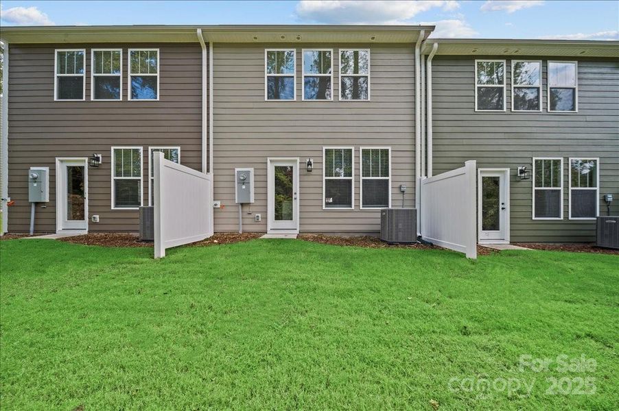 Exterior details and patio area of a home in Clayton Crossing, Arden (Image 3). Exterior details and patio area of a home in Clayton Crossing, Arden (Image 3).