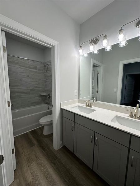 Furnished interior view inside a new home in Mirror Lake at South Harbour, Villa Rica (Image 3).