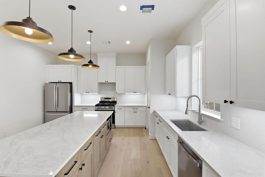 Furnished interior view inside a new home in , Houston (Image 8).