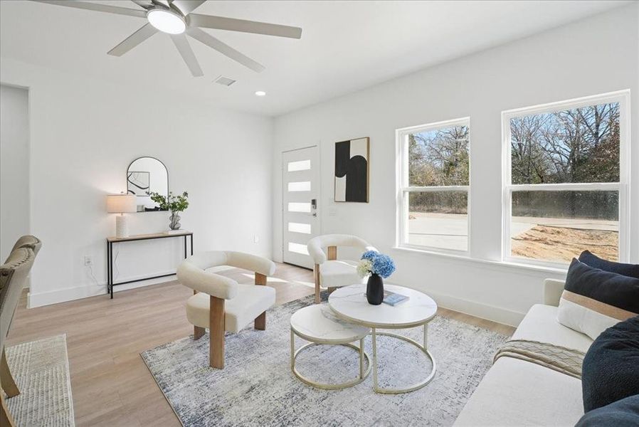 Furnished interior view inside a new home in , Mabank (Image 9).