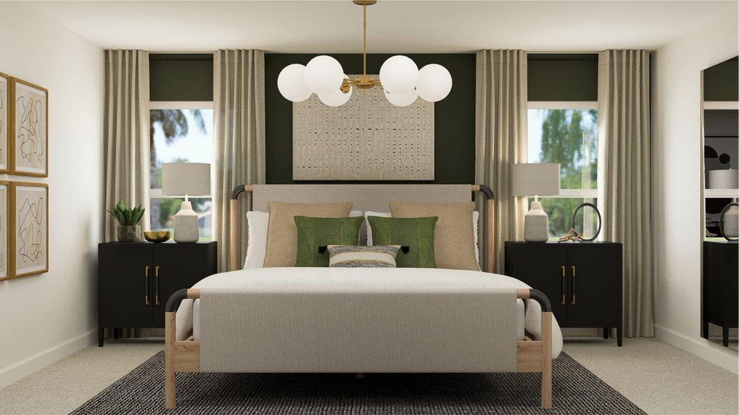 Furnished interior view inside a new home in Seagrove: The Indies, Fort Pierce (Image 10).