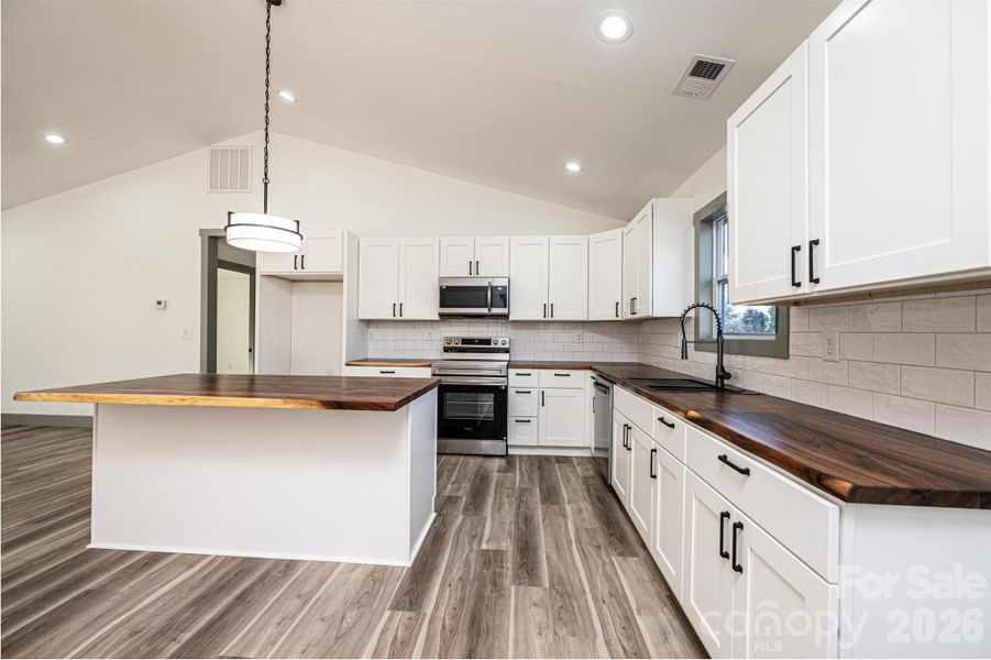 Furnished interior view inside a new home in , Connelly Springs (Image 4).