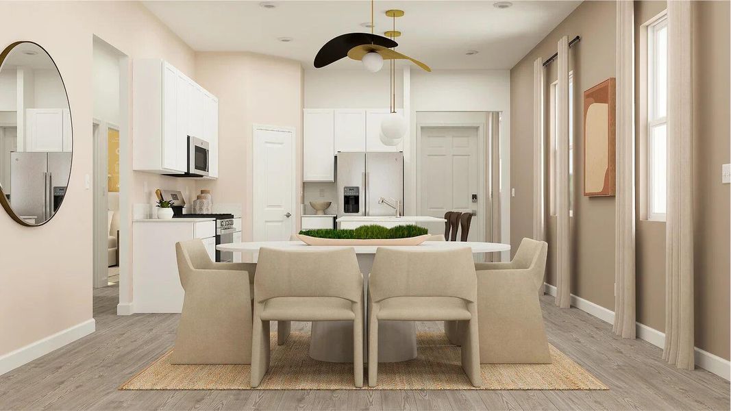 Furnished interior view inside a new home in Glynlea Country Club: The Augusta Collection, Port St. Lucie (Image 3).