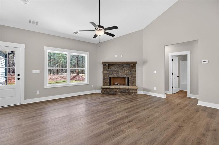 Spacious, unfurnished interior of a new home in , Taylorsville (Image 23).