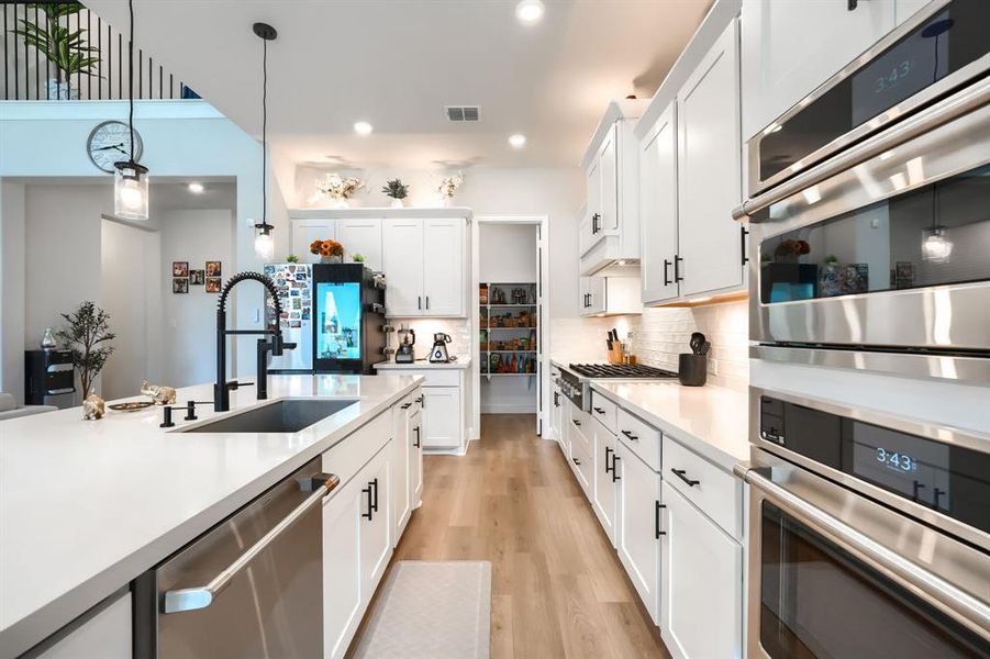 Furnished interior view inside a new home in Cross Creek Meadows, Celina (Image 17).
