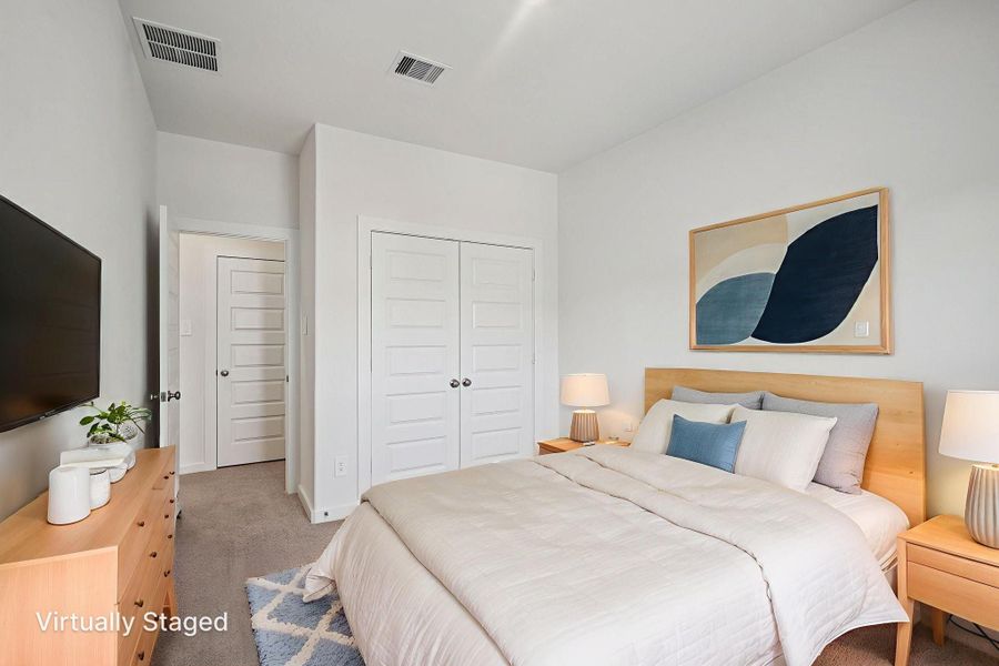 Furnished interior view inside a new home in Kemah Crossing - City Series, Kemah (Image 14). Furnished interior view inside a new home in Kemah Crossing - City Series, Kemah (Image 14).