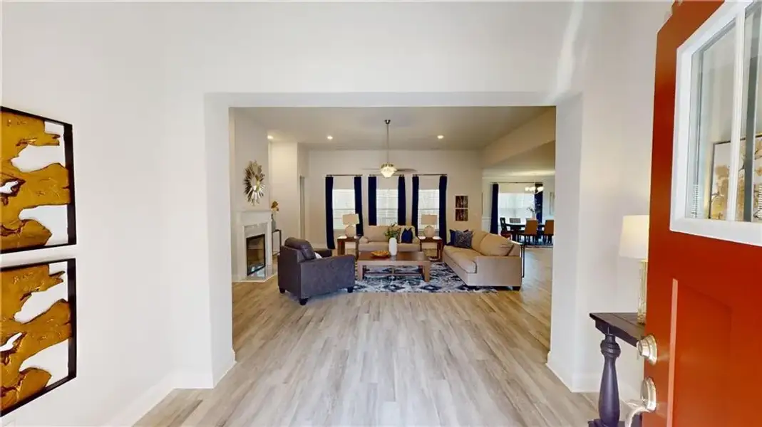 Furnished interior view inside a new home in , Griffin (Image 7). Furnished interior view inside a new home in , Griffin (Image 7).