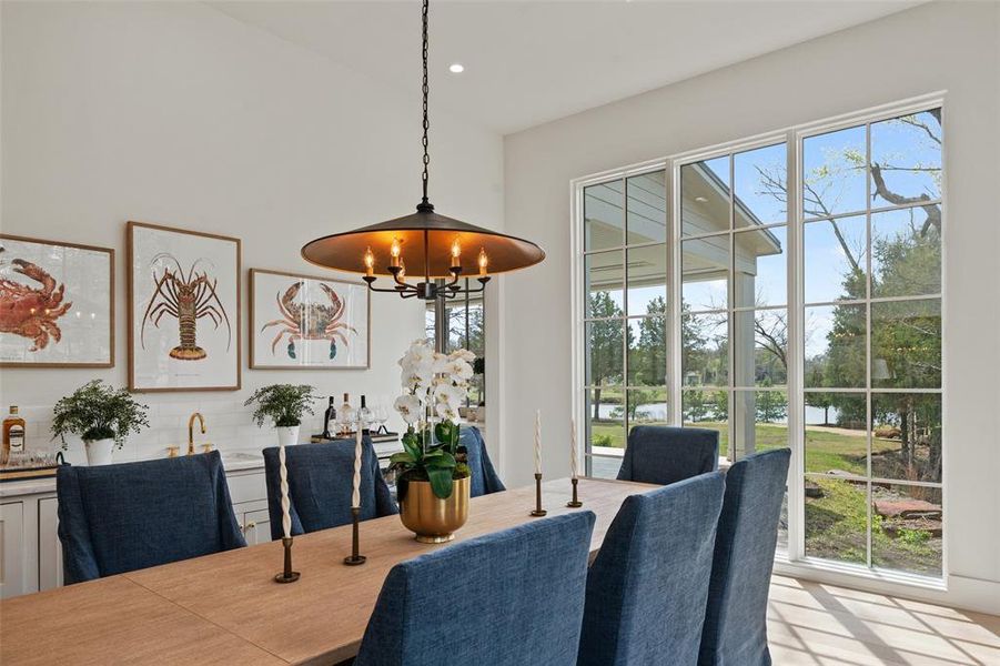 Furnished interior view inside a new home in , Malakoff (Image 25).