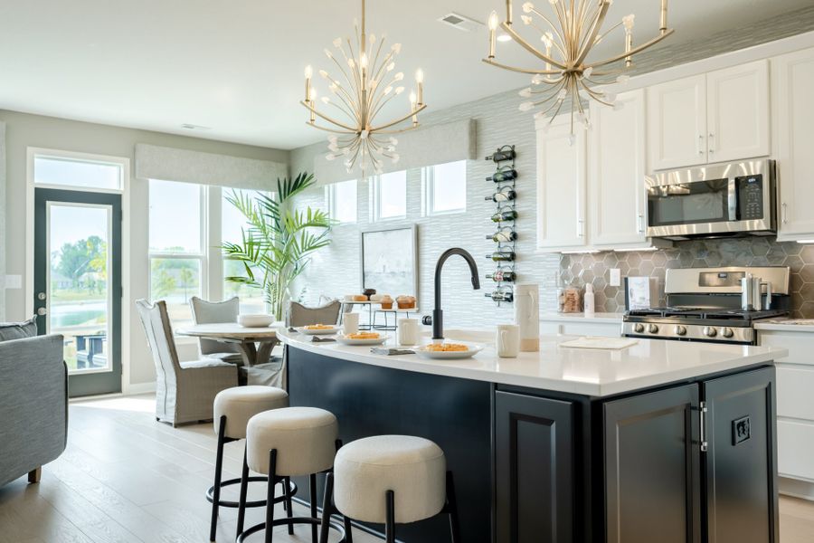 Representative furnished interior of a home built from the Amelia by Fischer Homes in Easton Park, Dallas (Image 41).
