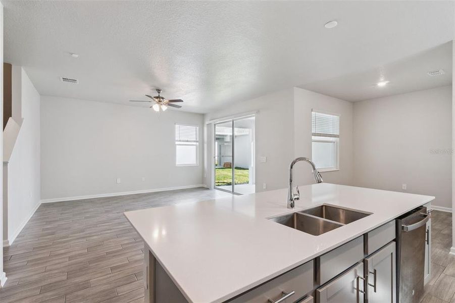 Furnished interior view inside a new home in , St. Cloud (Image 5). Furnished interior view inside a new home in , St. Cloud (Image 5).