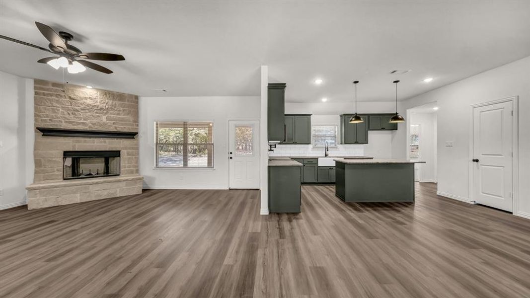 Furnished interior view inside a new home in , Poolville (Image 13).