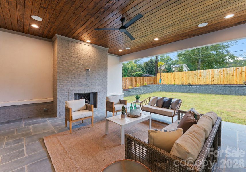 Exterior details and patio area of a home in , Charlotte (Image 4).