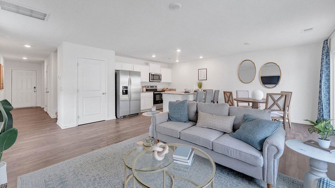 Furnished interior view inside a new home in The Arbor Townhomes, Kingsport (Image 10). Furnished interior view inside a new home in The Arbor Townhomes, Kingsport (Image 10).