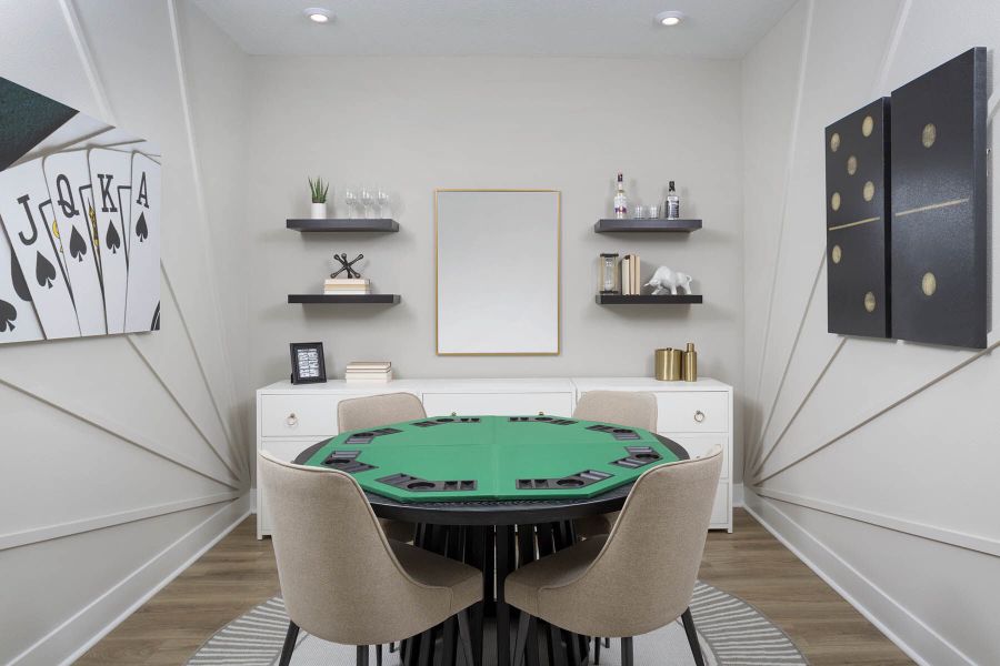 Representative furnished interior of a home built from the Topsail by Mattamy Homes in Wellen Park, Venice (Image 14).