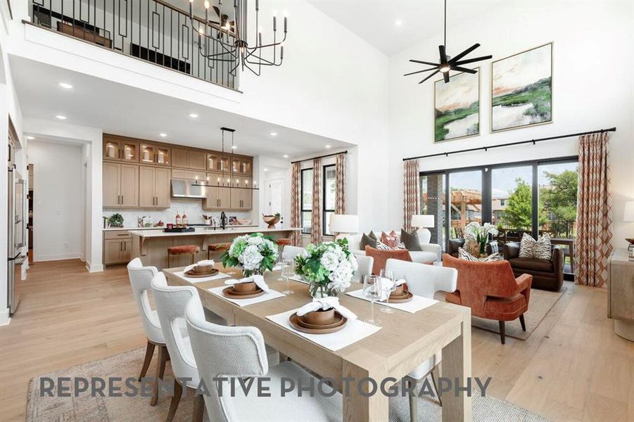 Furnished interior view inside a new home in Myrtle Creek, Waxahachie (Image 22).