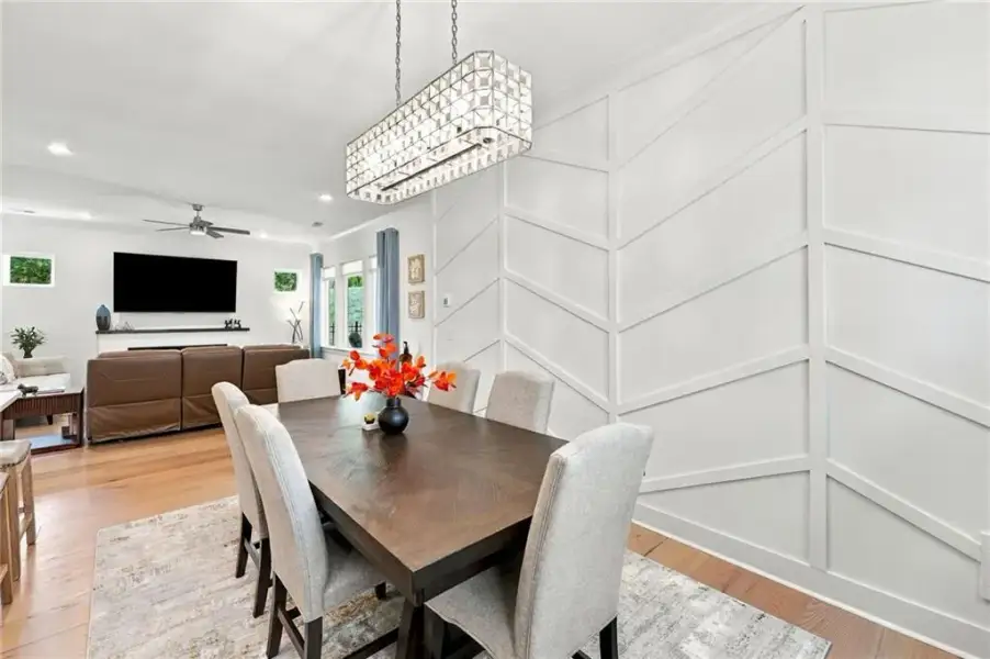 Furnished interior view inside a new home in The Retreat at Sterling on the Lake 48', Flowery Branch (Image 10).