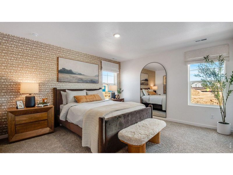 Furnished interior view inside a new home in Prairie Song, Windsor (Image 12).