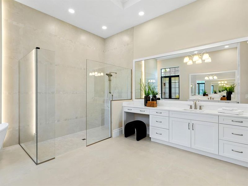 Furnished interior view inside a new home in , Sarasota (Image 61).