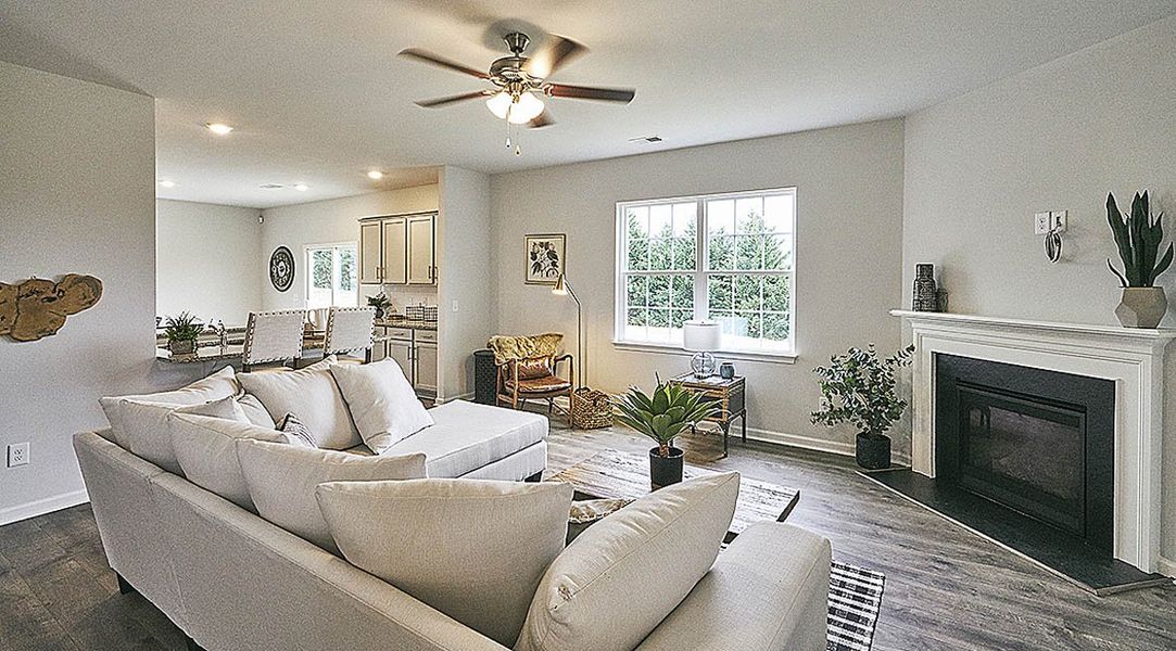 Representative furnished interior of a home built from the WILMINGTON by D.R. Horton in Cedar Oaks, Greensboro (Image 15). Representative furnished interior of a home built from the WILMINGTON by D.R. Horton in Cedar Oaks, Greensboro (Image 15).