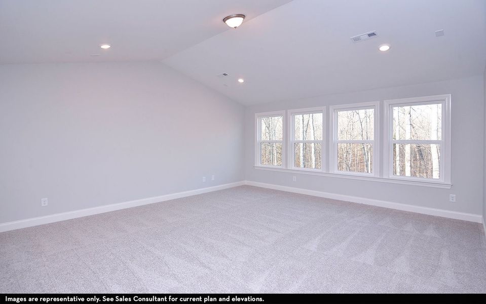 Spacious, unfurnished interior of a new home in Aden Woods, Nashville (Image 18).