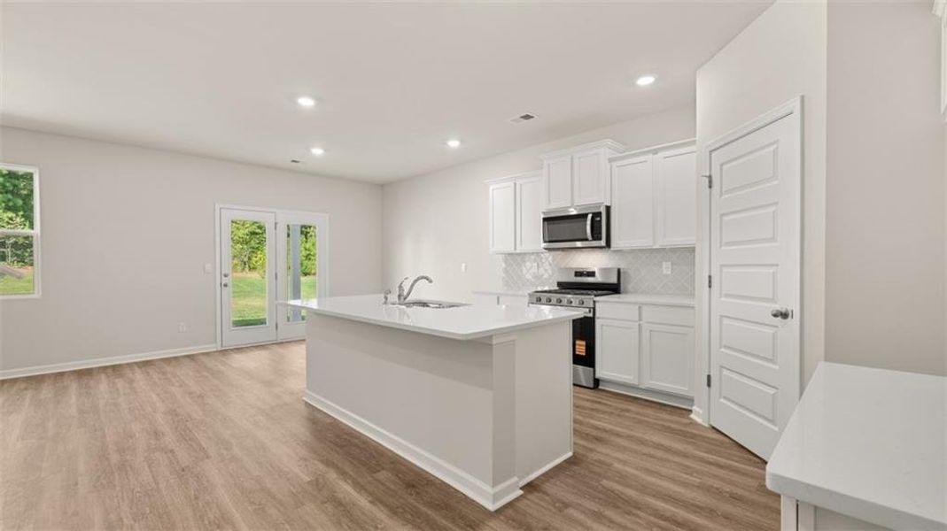 Furnished interior view inside a new home in , Winder (Image 7).