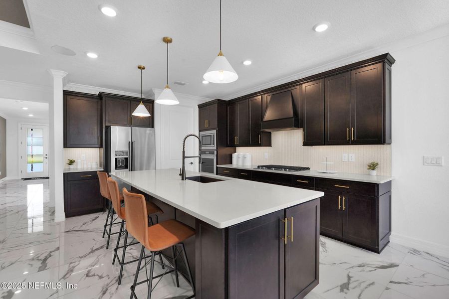 Furnished interior view inside a new home in Summer Bay at Grand Oaks, St. Augustine (Image 16). Furnished interior view inside a new home in Summer Bay at Grand Oaks, St. Augustine (Image 16).