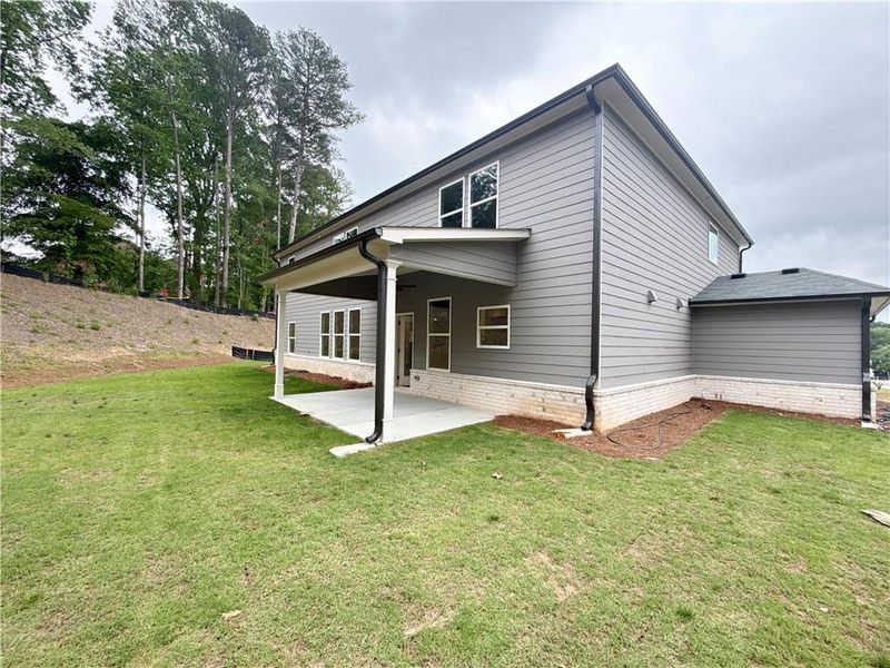 Exterior details and patio area of a home in , Hoschton (Image 3).