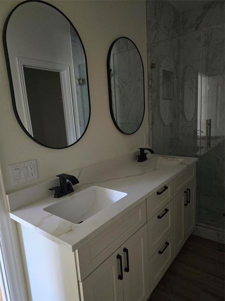Primary Double Vanity