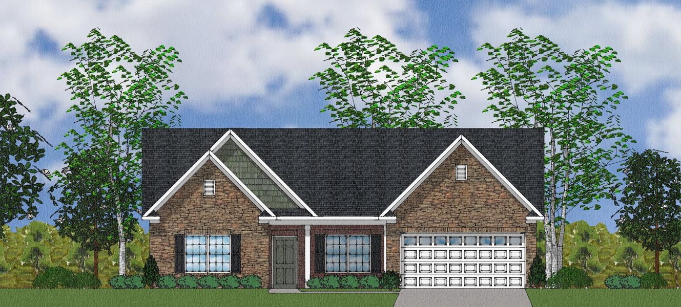 Representative exterior photo of a completed home built from the Callista - Winsome Collection by Mungo Homes in Cadence, Greensboro, NC (Image 15). Representative exterior photo of a completed home built from the Callista - Winsome Collection by Mungo Homes in Cadence, Greensboro, NC (Image 15).