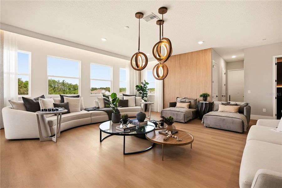 Furnished interior view inside a new home in Avalon Ridge, Winter Garden (Image 15).