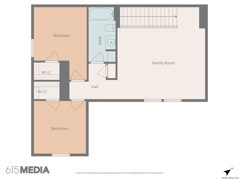 2D floor plan layout of this home in Brookstone Creek, San Antonio, TX (Image 6).