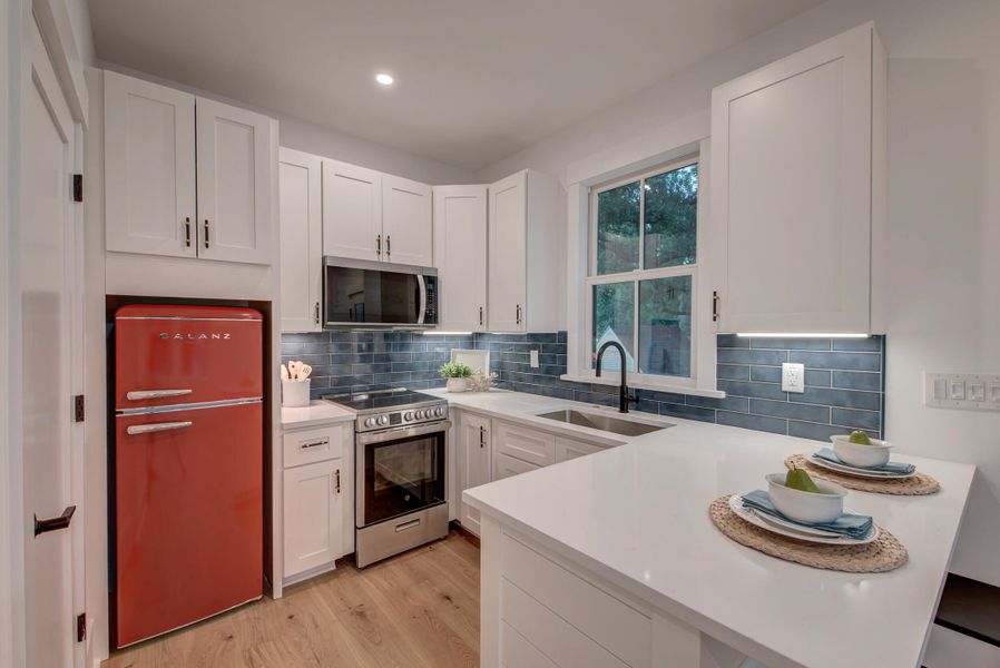 Furnished interior view inside a new home in , Mount Pleasant (Image 60).