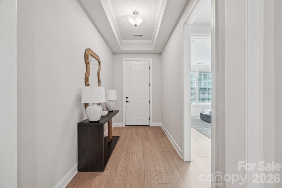 Furnished interior view inside a new home in , Charlotte (Image 37).