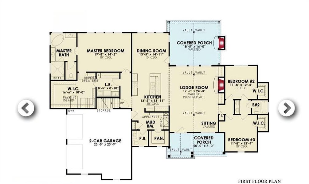2D floor plan layout of this home in , Conyers, GA (Image 2).