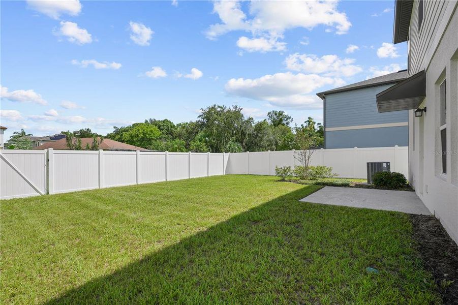 Exterior details and patio area of a home in Belair Place, Sanford (Image 4).