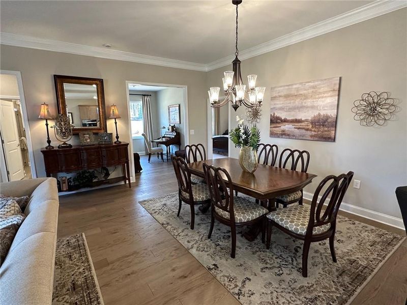Furnished interior view inside a new home in , Cumming (Image 6).