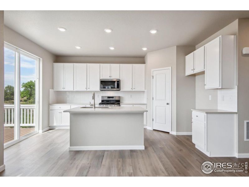 Furnished interior view inside a new home in The Overlook at Johnstown Farms, Johnstown (Image 6).