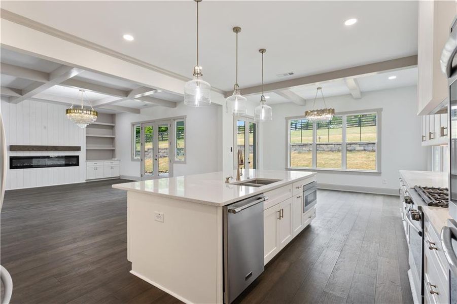 Furnished interior view inside a new home in , Dacula (Image 6).